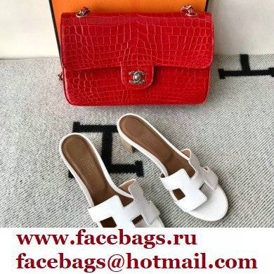 Hermes Heel 5cm Oasis Sandals in Swift Box Calfskin 06