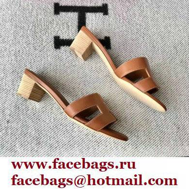 Hermes Heel 5cm Oasis Sandals in Swift Box Calfskin 08