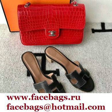 Hermes Heel 5cm Oasis Sandals in Swift Box Calfskin 09