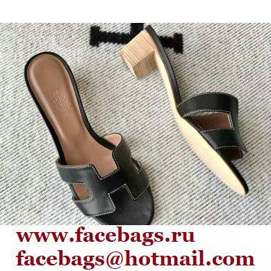 Hermes Heel 5cm Oasis Sandals in Swift Box Calfskin 09