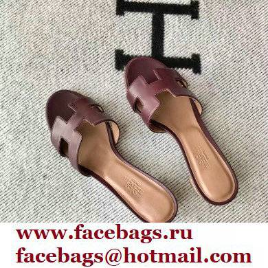 Hermes Heel 5cm Oasis Sandals in Swift Box Calfskin 10