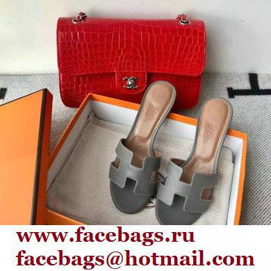 Hermes Heel 5cm Oasis Sandals in Swift Box Calfskin 15