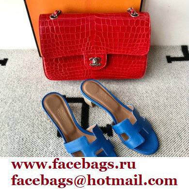 Hermes Heel 5cm Oasis Sandals in Swift Box Calfskin 16