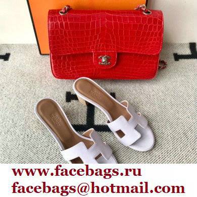 Hermes Heel 5cm Oasis Sandals in Swift Box Calfskin 17