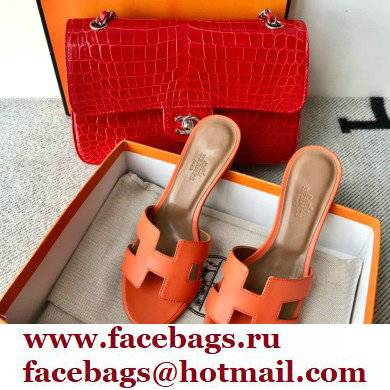 Hermes Heel 5cm Oasis Sandals in Swift Box Calfskin 20