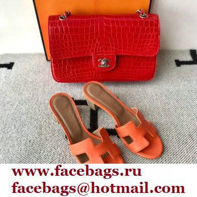 Hermes Heel 5cm Oasis Sandals in Swift Box Calfskin 20