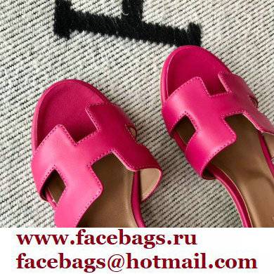 Hermes Heel 5cm Oasis Sandals in Swift Box Calfskin 22