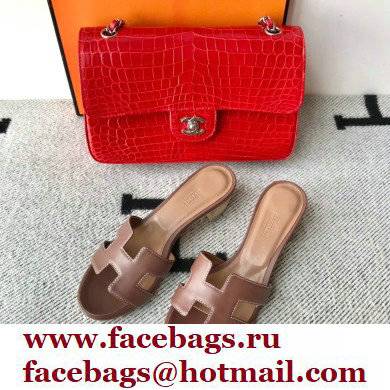 Hermes Heel 5cm Oasis Sandals in Swift Box Calfskin 23