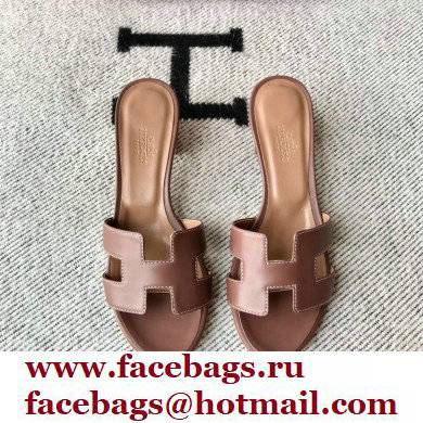 Hermes Heel 5cm Oasis Sandals in Swift Box Calfskin 23