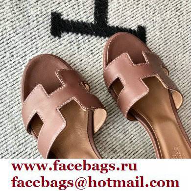 Hermes Heel 5cm Oasis Sandals in Swift Box Calfskin 23