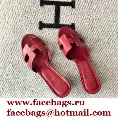 Hermes Heel 5cm Oasis Sandals in Swift Box Calfskin 24