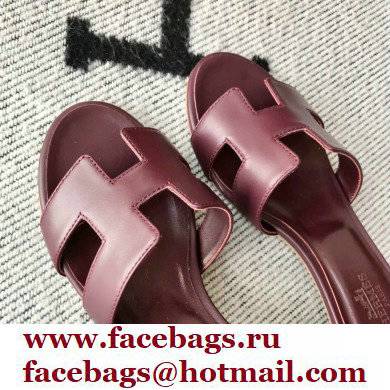 Hermes Heel 5cm Oasis Sandals in Swift Box Calfskin 28