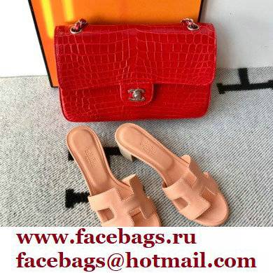 Hermes Heel 5cm Oasis Sandals in Swift Box Calfskin 29