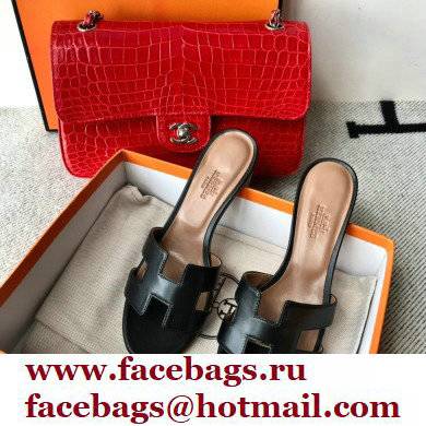 Hermes Heel 5cm Oasis Sandals in Swift Box Calfskin 30