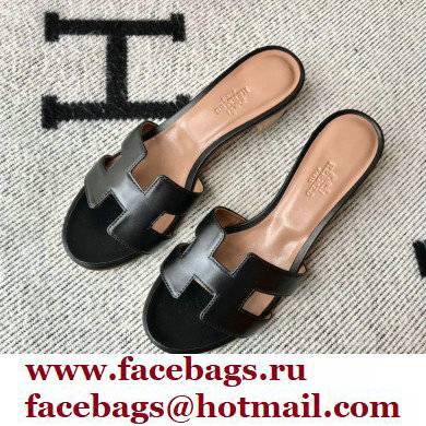 Hermes Heel 5cm Oasis Sandals in Swift Box Calfskin 30