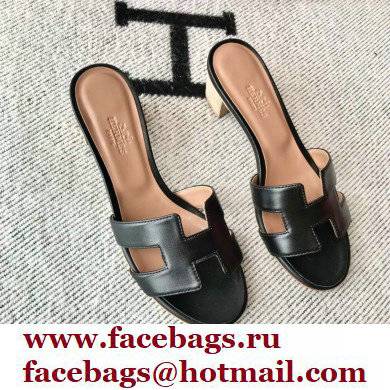 Hermes Heel 5cm Oasis Sandals in Swift Box Calfskin 30