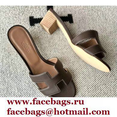 Hermes Heel 5cm Oasis Sandals in Swift Box Calfskin 33