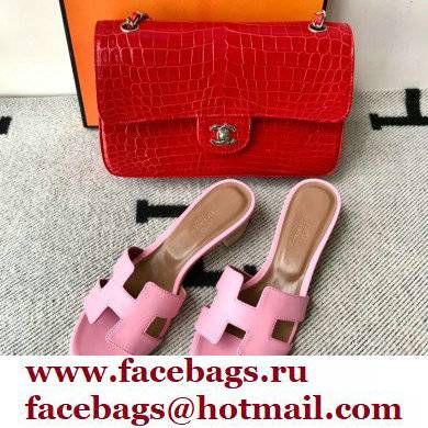 Hermes Heel 5cm Oasis Sandals in Swift Box Calfskin 36