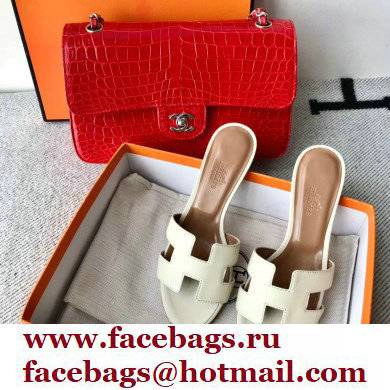 Hermes Heel 5cm Oasis Sandals in Swift Box Calfskin 40