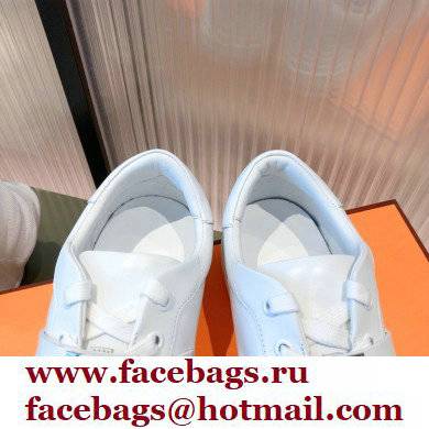 Hermes Kelly buckle Calfskin Day Sneakers White 2022