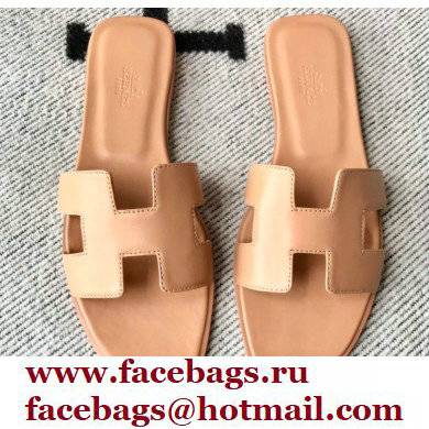 Hermes Oran Flat Sandals in Swift Box Calfskin 13