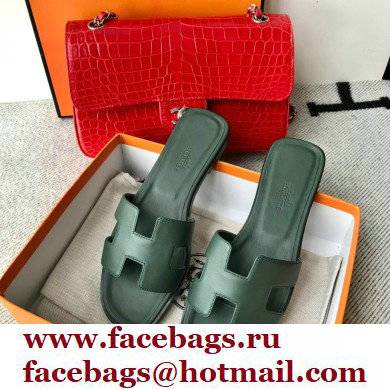 Hermes Oran Flat Sandals in Swift Box Calfskin 27 - Click Image to Close