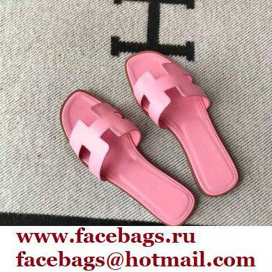 Hermes Oran Flat Sandals in Swift Box Calfskin 72