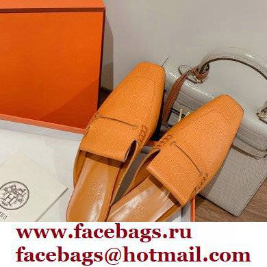 Hermes Perforated H Eloge mules Brown 2022