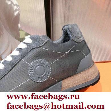 Hermes suede Calfskin Drive Sneakers 01 2022