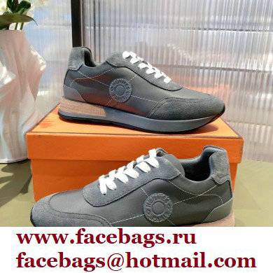 Hermes suede Calfskin Drive Sneakers 01 2022