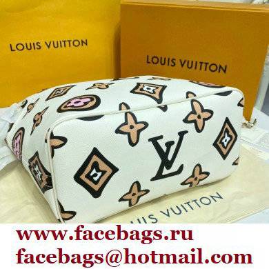 LOUIS VUITTON Neverfull MM BAG M45819 WHITE