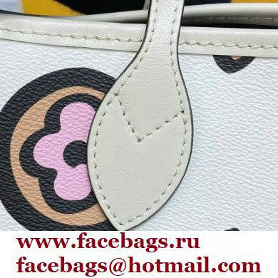 LOUIS VUITTON Neverfull MM BAG M45819 WHITE