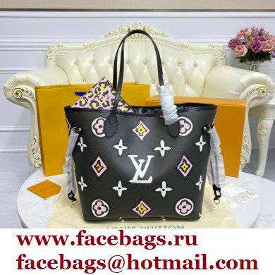 LOUIS VUITTON Neverfull MM BAG M45819 black