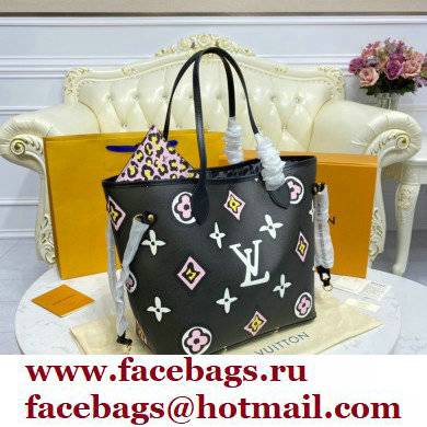 LOUIS VUITTON Neverfull MM BAG M45819 black