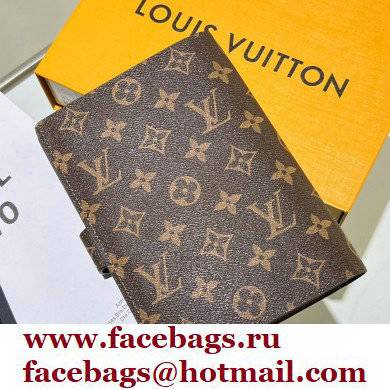 Louis Vuitton Medium Ring Agenda Cover Monogram Canvas R20105