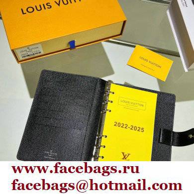 Louis Vuitton Medium Ring Agenda Cover Monogram Eclipse Canvas