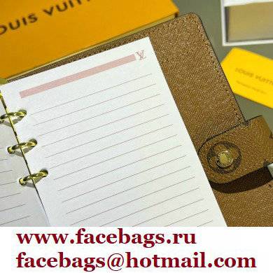 Louis Vuitton Medium Ring Agenda Cover Monogram Reverse Canvas