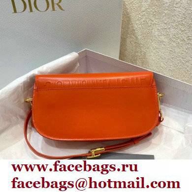 dior orange Box Calfskin Bobby East-West Bag