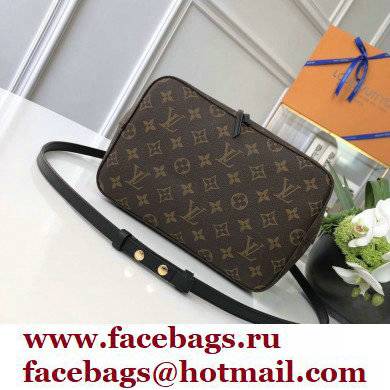 louis vuitton Monogram canvas NeoNoe MM bucket bag BLACK