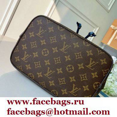 louis vuitton Monogram canvas NeoNoe MM bucket bag BLUE