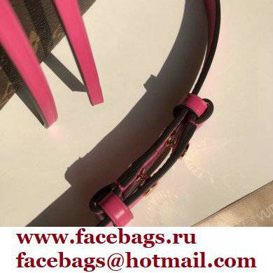 louis vuitton Monogram canvas NeoNoe MM bucket bag FUCHSIA