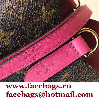 louis vuitton Monogram canvas NeoNoe MM bucket bag FUCHSIA