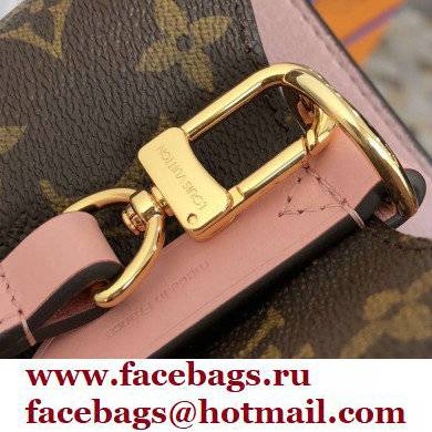 louis vuitton Monogram canvas NeoNoe MM bucket bag PINK