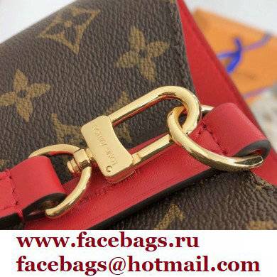 louis vuitton Monogram canvas NeoNoe MM bucket bag RED