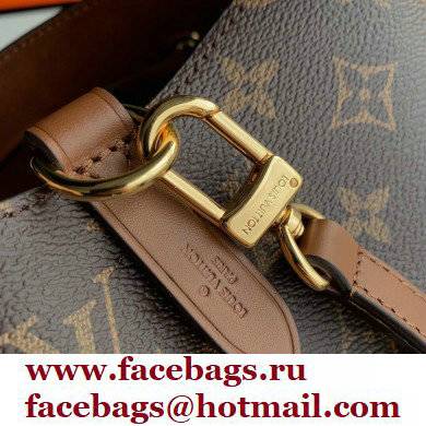 louis vuitton Monogram canvas NeoNoe MM bucket bag caramel