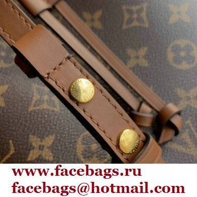 louis vuitton Monogram canvas NeoNoe MM bucket bag caramel