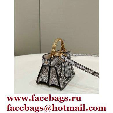 Fendi Python Peekaboo ISeeU Micro Bag 2022