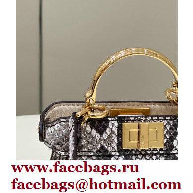 Fendi Python Peekaboo ISeeU Micro Bag 2022