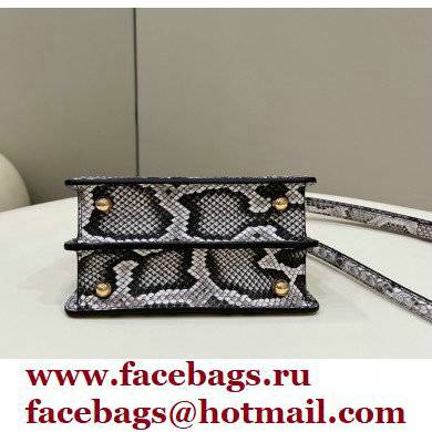 Fendi Python Peekaboo ISeeU Petite Bag 2022