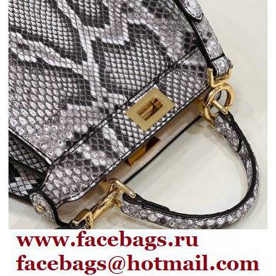 Fendi Python Peekaboo ISeeU Petite Bag 2022